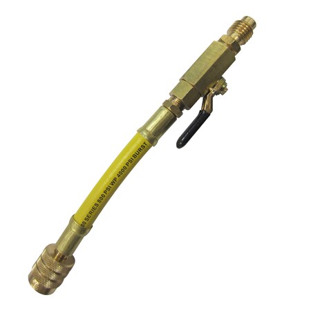 Mastercool 82495 Yellow 1/2 ACME X 1/2 Acme R-134A Charging Hose – New